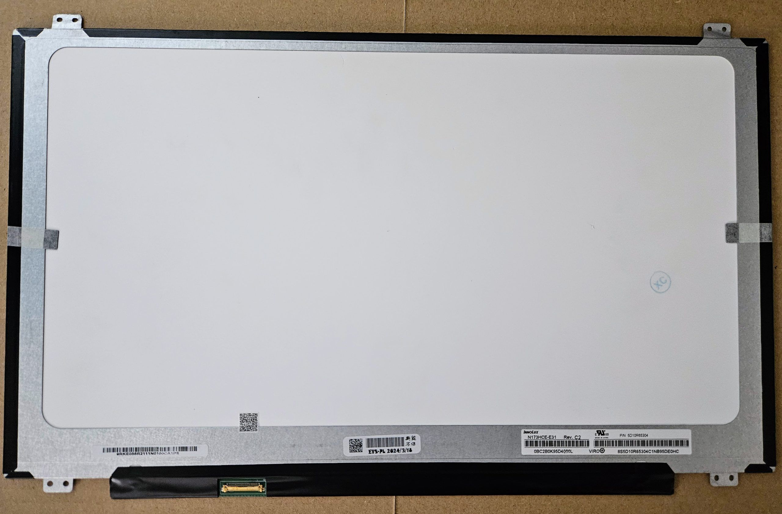 N173HCE-E31 17.3" FHD IPS Laptop Screen For Dell – 1920x1080, Matte, 30-pin