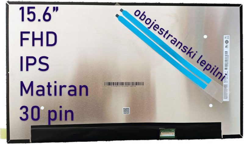LCD zaslon 15.6" FHD IPS 30-pin brez dotika za Dell Precision 3540/3541 – Nov