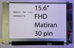 Lenovo 00UR887 15,6" FHD IPS LCD zaslon mat 30-pin, brez dotika z nosilci