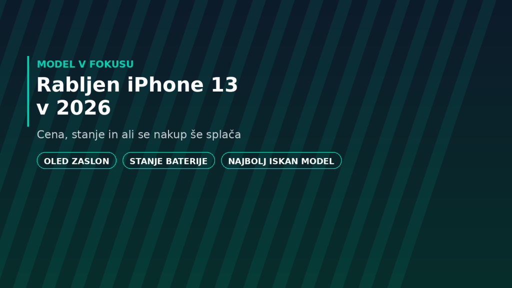 Koliko stane rabljen iPhone 13 danes in v kakšnem stanju ga lahko pričakujete. Nasveti pred nakupom.