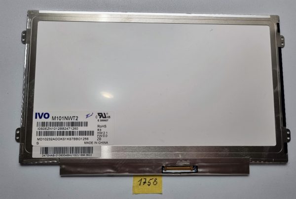 10,1 M101NWT2 R1 netbook LED LCD zaslon za IVO 1024600 40 pinov - Jasne slike! - rabljeno