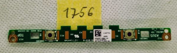 1205C razširitvena plošča 1205C TP Rev1.1G za prenosnik Asus 1205C - Plošča za gumb na sledilni ploščici - rabljeno