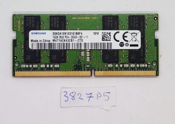 16GB Samsung DDR4 2666 MHz Pomnilnik SO DIMM M471A2K43CB1-CTD - Originalna OEM - rabljeno