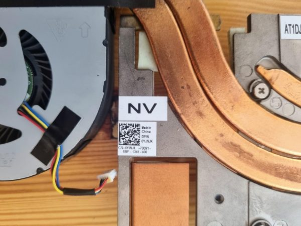 0YJNJK ventilatorji in hladilni rebra za Dell Precision 17-7710 7720 M4500 - rabljeno - Image 3