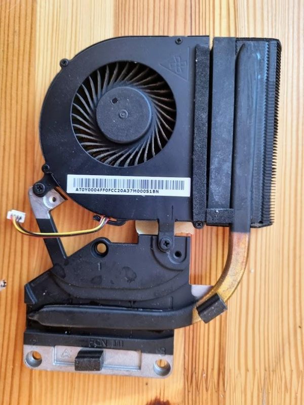 HP 15-AC ventilator za hlajenje procesorja DFS470805CL0T PGKB DC28000GAD0 SPS-813946-001 - rabljeno - Image 2