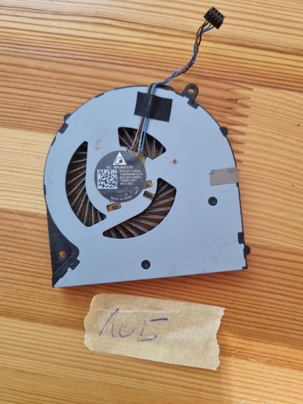 Originalni ventilator za hlajenje procesorja HP 355 G2 746657-001 Dfs531005pl0t - rabljeno