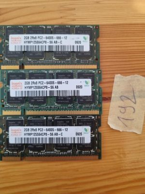 Hynix 2GB PC2-6400s 666-12 OEM prenosni ra?unalnik Sodimm pomnilnik RAM/DDR2 800MHz - rabljeno