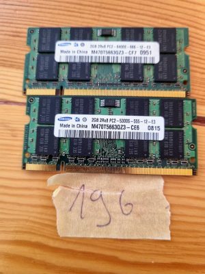 Samsung 1GB 2Rx8 PC2-5300S-555-12-E3 DDR2 667Mhz CL5 200pin SODIMM RAM - rabljeno