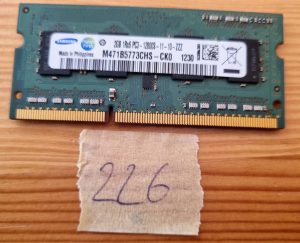 Nadgradnja prenosnega računalnika RAM 4GB Apple PC prenosnik 2011 2012 DDR3 PC3-10600s - rabljeno