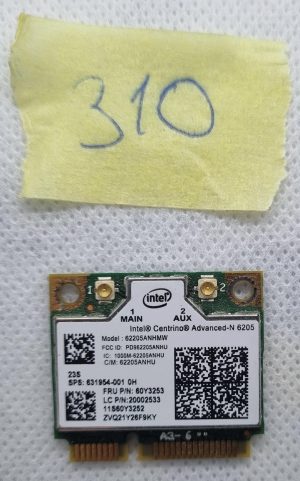 Intel Centrino Advanced-N 6205 WLAN WIFI Mini PCIe adapter model: 62205ANHMW - rabljeno