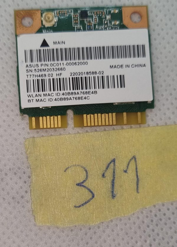 Brezžična WiFi kartica za serijo ASUS X554L - X554LJ ter BLUETOOTH kartica MT7630E - rabljeno