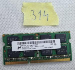 MT16KTF51264HZ-1G6M1 PRISTNA OEM MICRON 4GB PC3-12800 PRIKLJU?NA SPOMIN (CA69) - rabljeno