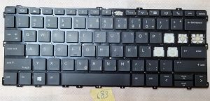 Enojni ključ za HP EliteBook x360 1030 G3 G2 US L10860-001 HPM16A63USJ9201 Osvetljene črne tipke - rabljeno