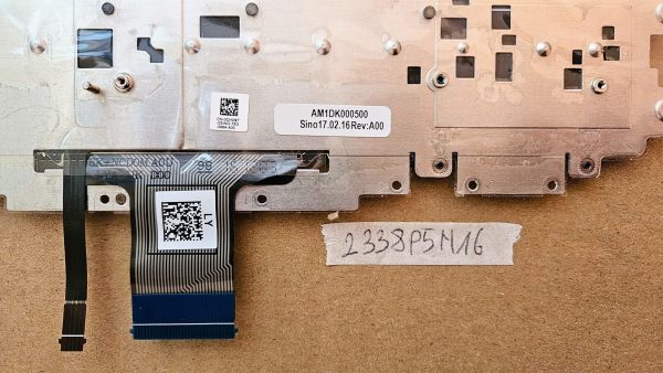 OEM Dell Latitude E5270 E7270 prenosnik skandinavska osvetljena tipkovnica HUA01 2VGH0 - rabljeno - Image 3