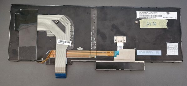 RTDpart tipkovnica za prenosnik za Lenovo Thinkpad 13 Gen 2 T470S T460S UK - osvetljena | SN20Q84155 | QUERTZ postavitev | Zamenjalni ključ - rabljeno - Image 2