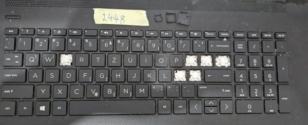 Posamezna tipkovnica za prenosni računalnik HP 17-by1053dx - Originalna črna tipkovnica z ameriško postavitvijo - Del L22751-001 - rabljeno
