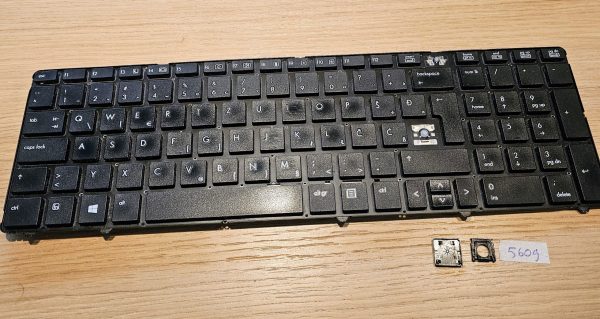 Zamenjava tipk na tipkovnici HP ProBook 6560b 6565b 6570b 641180-131 - rabljeno