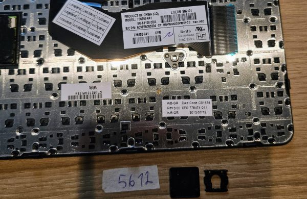 Zamenjava tipk na tipkovnici HP EliteBook HP 840 G1 G2 745 G1 G2 750 755 850 855 G1 G2 Zbook 14 - (736658-001) - rabljeno - Image 2