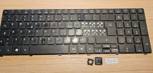 Zamenjava tipk na Acer tipkovnici - črna (9Z.N1H82.C0E, PK130C92A12) - rabljeno
