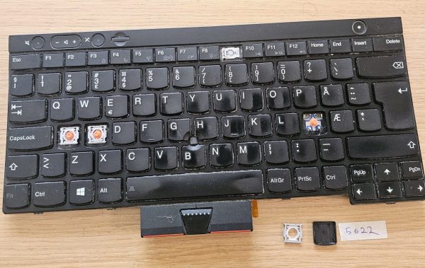 Tipkovnica za Lenovo ThinkPad T430/T530/X230 - osvetljena (04X1201, 0C01980) - rabljeno