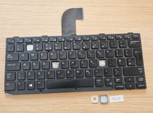 Zamenjava tipk na osvetljenem tipkovnici Dell Latitude 5414 - Originalna (03N36K) - rabljeno
