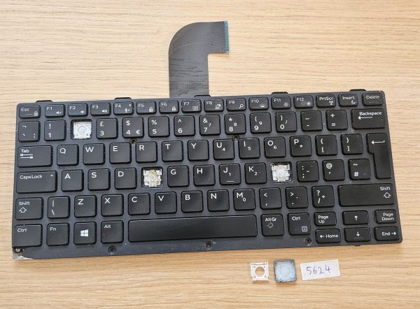 Zamenjava tipk na osvetljenem tipkovnici Dell Latitude 5414 - Originalna (03N36K) - rabljeno