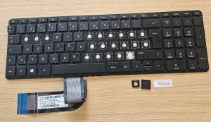 Zamenjava tipk za HP Compaq Pavilion 15-P245SA - črna, brez osvetlitve. - rabljeno