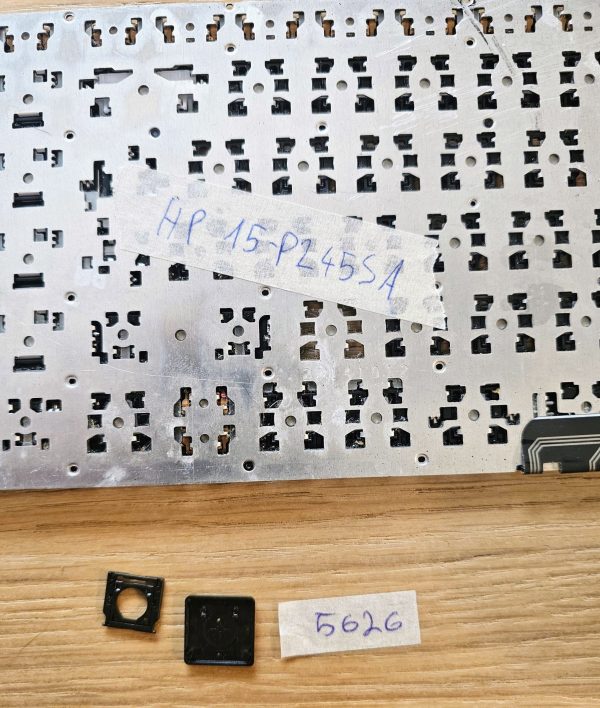 Zamenjava tipk za HP Compaq Pavilion 15-P245SA - črna, brez osvetlitve. - rabljeno - Image 2