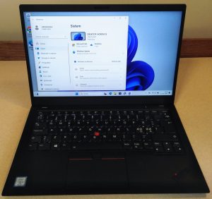 Lenovo ThinkPad X1 Carbon Gen 8 - Intel Core i5, 16GB RAM, 240GB NVMe SSD, 14'' FHD Touch zaslon, Windows 11 Pro, Rabljen