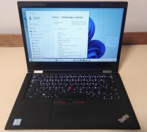 Lenovo ThinkPad X380 Yoga (Tip 20LH, 20LJ) - 13.3" FHD Zaslon, Intel Core i5, 8GB RAM, 256GB NVMe SSD, Rabljen