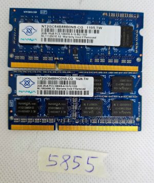 BULK 2 x 2GB 1Rx8 PC3-10600S 1333MHz DDR3 prenosni RAM – Zanesljiva zmogljivost za nemoteno računalništvo - rabljeno