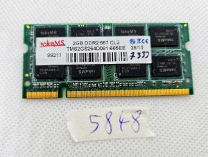 2GB DDR2 667MHz CL5 -665EE prenosni RAM – Preizkušen, hiter in zanesljiv - rabljeno