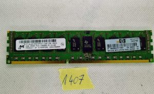 2GB HP 500202-061 Micron MT18JSF25672PDZ-1G4G1FE PC3-10600R ECC Reg strežniška pomnilnik - rabljeno