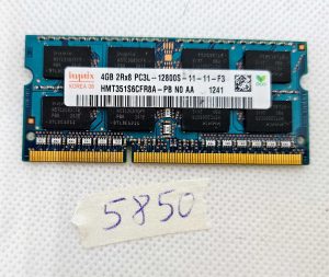 4GB 2Rx8 PC3L-12800S prenosni RAM – DDR3L 1600MHz SODIMM - rabljeno