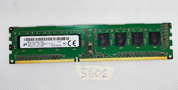 4GB DDR3 1600MHz PC3-12800U 1Rx8 namizna RAM – visoko hitrostni pomnilniški modul - rabljeno