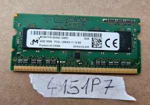 4GB PRENOSNI RAČUNALNIK SPOMIN Micron PC3L - 12800S DDR3L MT8KTF51264HZ-1G6E1 - rabljeno