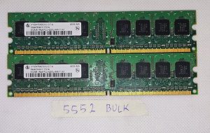 BULK 512MB 1Rx8 PC2-4200U-444-11-A1 RAM za namizne računalnike - Pravi nadomestek - rabljeno