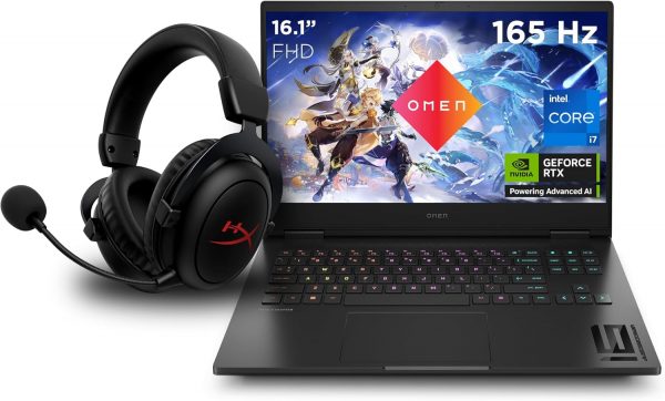 Prenosnik HP Omen 16 16-U0003N + HyperX Cloud 2 / i7 / RAM 32 GB / SSD Disk / 16,0″ WUXGA