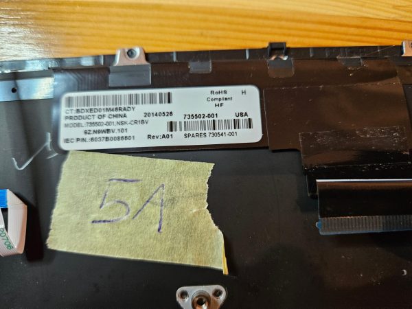 Tipka za tipkovnico prenosnega računalnika HP Elitebook 825 G2, 820 G1 G2, 725 G1 G2, 720 G1 G2, 825 G1 posamezna tipka 730541-001 735502-001 - rabljeno - Image 3