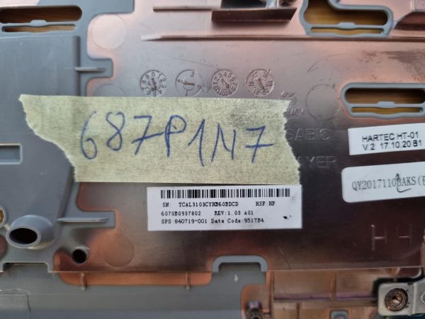 840719-001 za pokrov ročne opore prenosnika HP Probook 640 G2 - rabljeno - Image 3