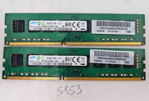 BULK 2 x 8GB 2Rx8 PC3-12800U 1600MHz DDR3 namenska RAM – Visokohitrostni pomnilnik - rabljeno