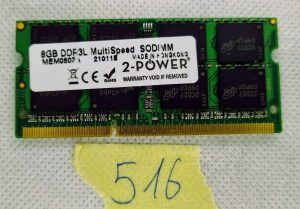 8GB DDR3L 2-POWER MULTISPEED LAPTOP DDR3L SPOMIN - rabljeno