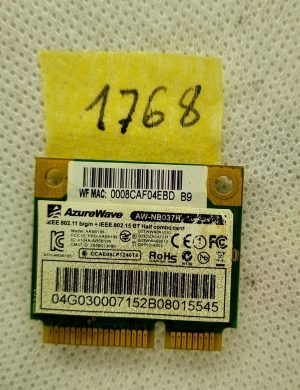 ASUS G74SX Wi-Fi kartica AW-NB037H - Zanesljiva brezžična povezljivost Nadgradnja - rabljeno