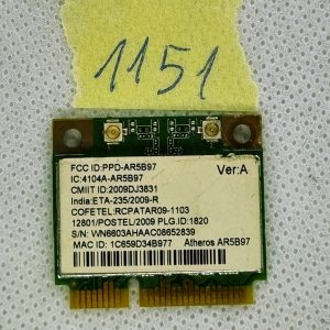 Acer Aspire 7750 Atheros AR5B97 Wi-Fi kartica WN6603AH - rabljeno