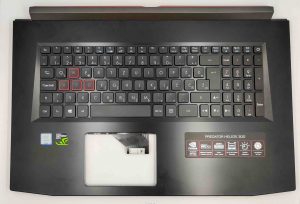 Acer Predator Helios 300 podloga za dlan s tipkovnico QWERTZ slovenska postavitev - rabljeno