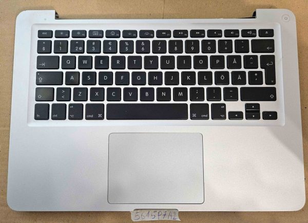 Apple MacBook Pro 7,1 A1278 podpora za dlan + sledilna ploščica + tipkovnica – Originalni del - rabljeno