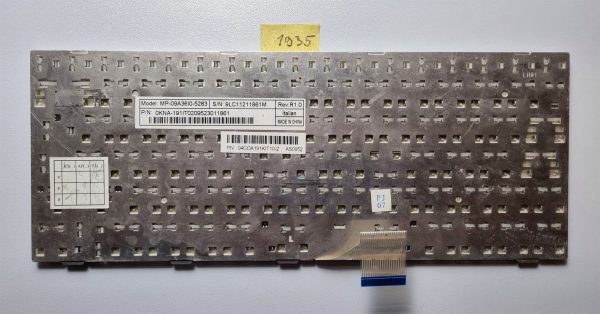 Asus EEEpc 1001PX 0KNA-191IT02MP-09A3610-5283 ITA Italijanska tipkovnica originalna - rabljeno - Image 2