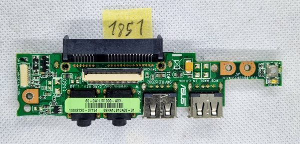 Asus Eee PC 1005PR zvočna USB plošča 60-0A1LI01000-A03 - rabljeno - Image 2