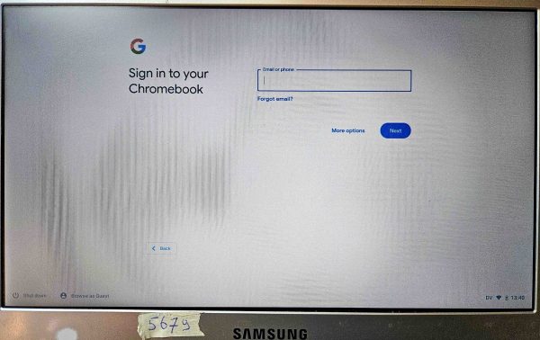 B116XW03 V1 LCD zaslon za Samsung Chromebook XE303C12 303C 11,6" HD zaslon - rabljeno - Image 2