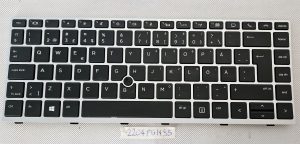 Osvetljena tipkovnica za HP 840 G5, 745 G5, 846 G5, G6 - Pristen nadomestek, izboljšano tipkanje - rabljeno